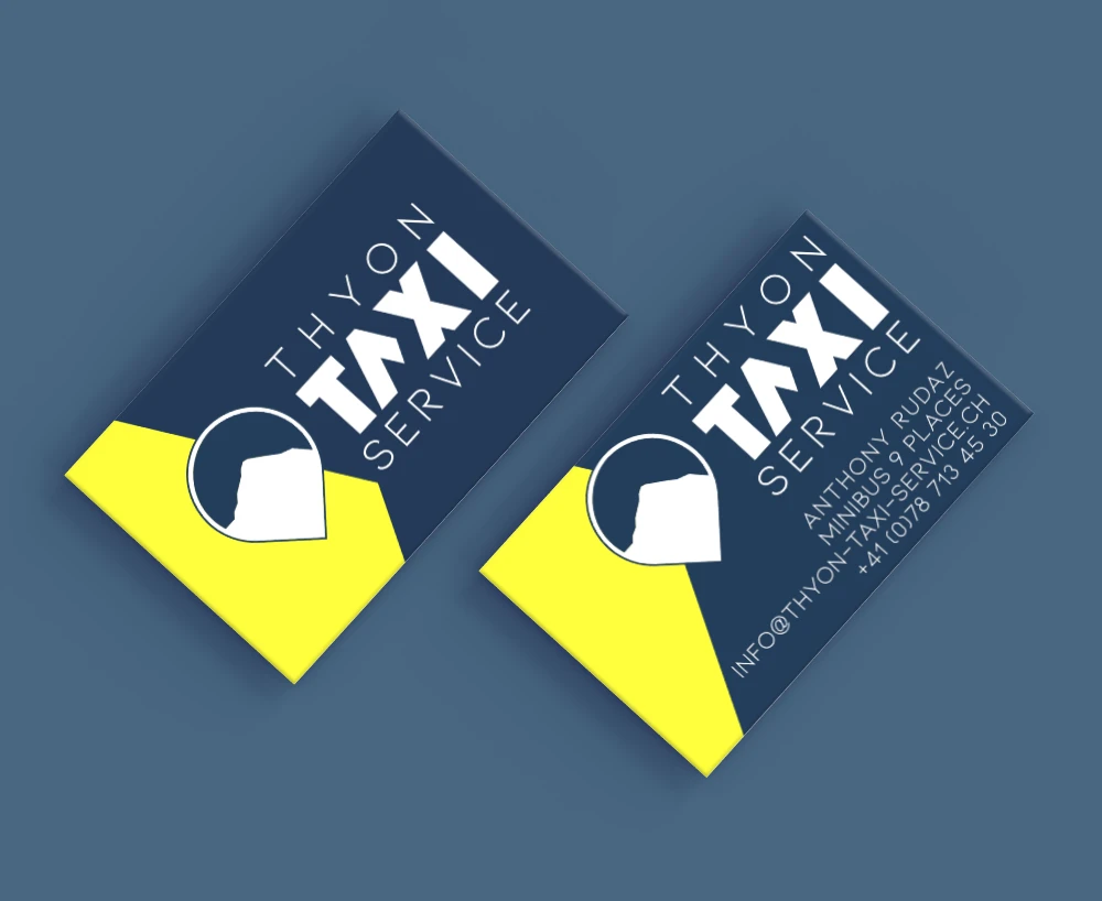 Cartes de visite Thyon Taxi service
